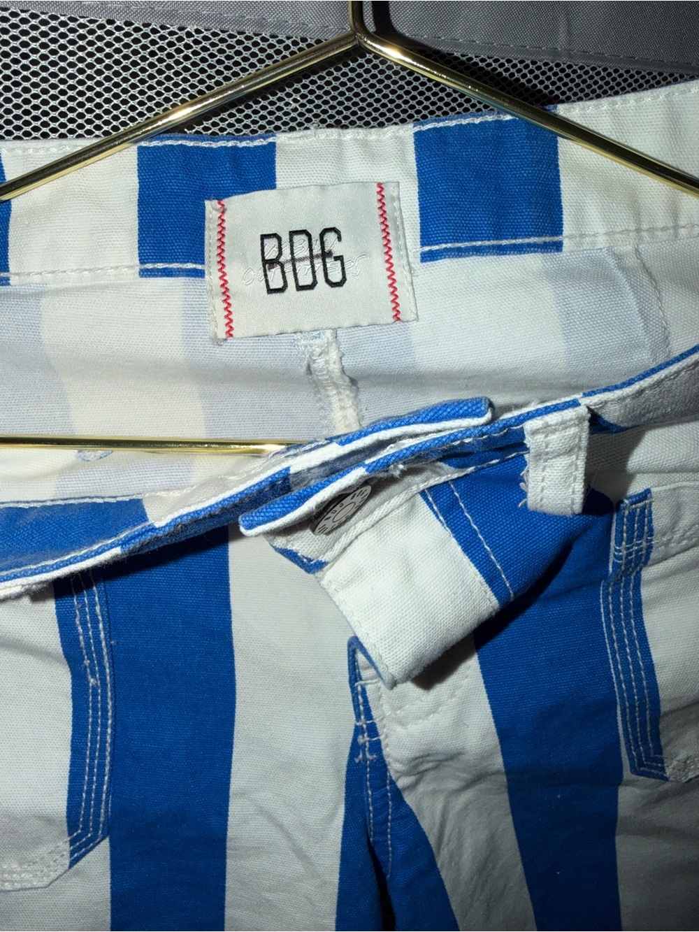 BDG Blue and White Vertical Stripe Pants never worn - Picture 2 of 4